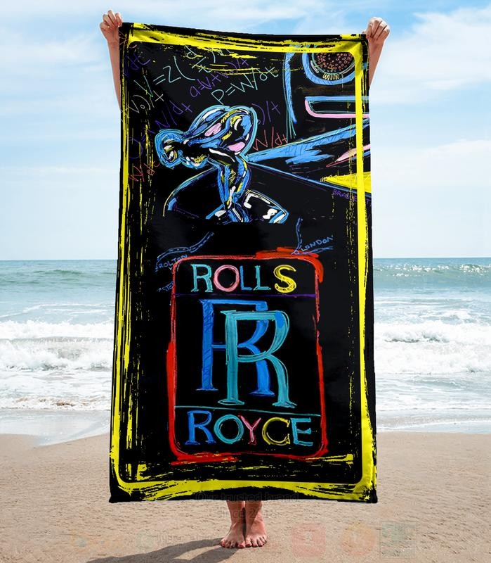 Rolls Royce Microfiber Beach Towel