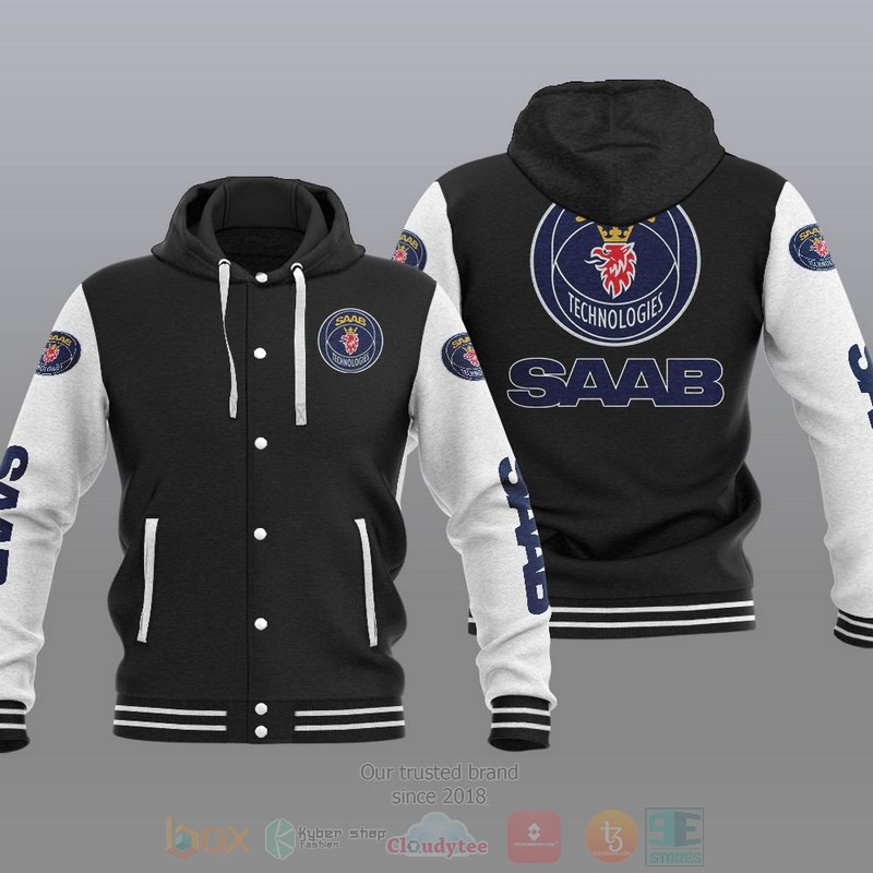 Saab Automobile Car Baseball Jacket Hoodie