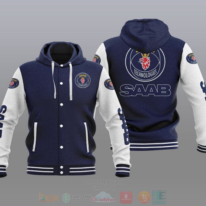 NEW Saab Automobile Car 3D Jacket Hooded 3 Saab Automobile Car Baseball Jacket Hoodie 1 2