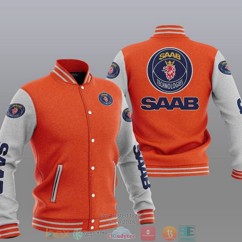 Saab Automobile Car Brand Baseball Jacket 1 2 3 4 5