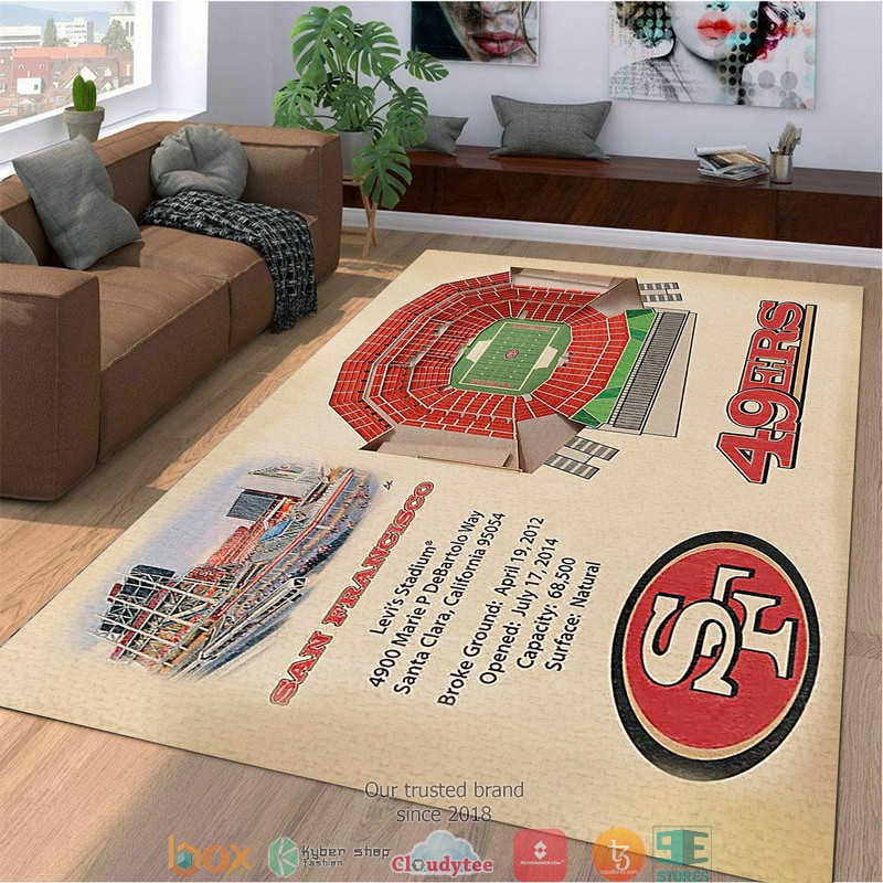 San Francisco 49ers Stadium Rug