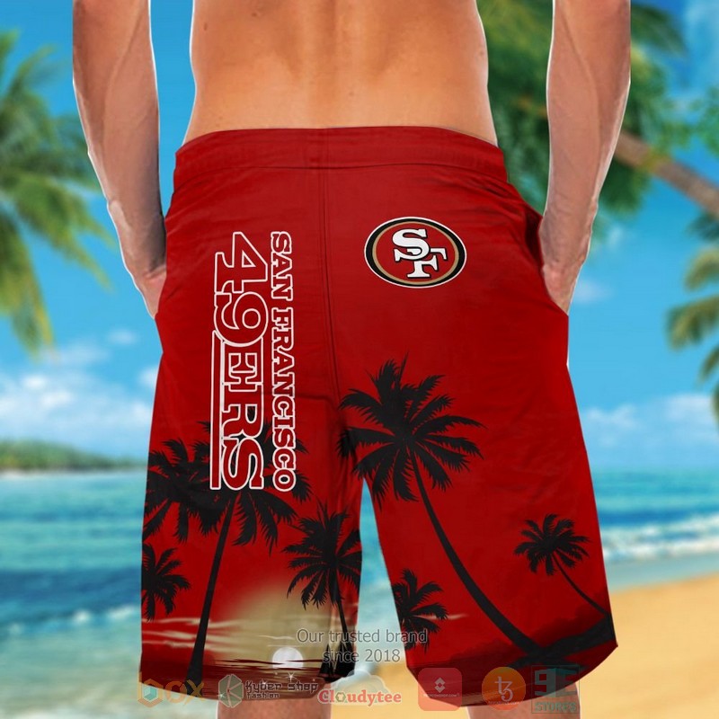 HOT San Francisco 49ers palm trees dark red hawaii shirt, shorts 6 San Francisco 49ers palm trees dark red hawaii shirt shorts 1 2 3 4 5