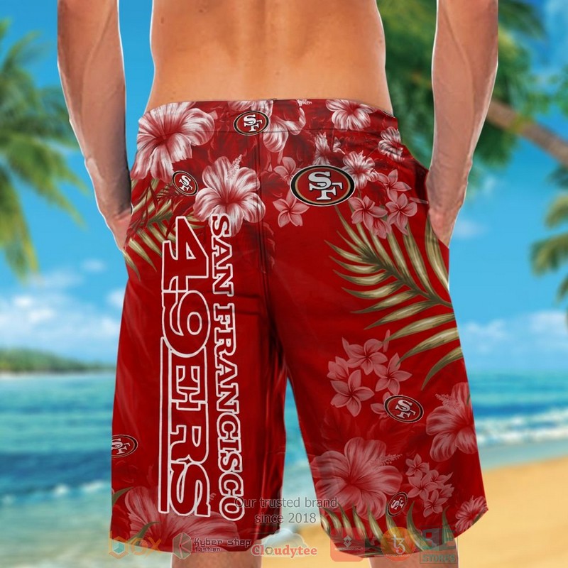 HOT San Francisco 49ers tropical plants Hibiscus red hawaiian shirt and shorts 6 San Francisco 49ers tropical plants Hibiscus red hawaiian shirt and shorts 1 2 3 4 5