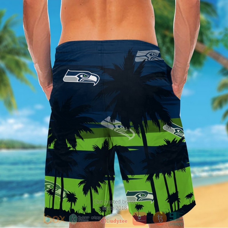 HOT Seattle Seahawks palm tree dark navy hawaiian shirt and shorts 6 Seattle Seahawks palm tree dark navy hawaiian shirt and shorts 1 2 3 4 5