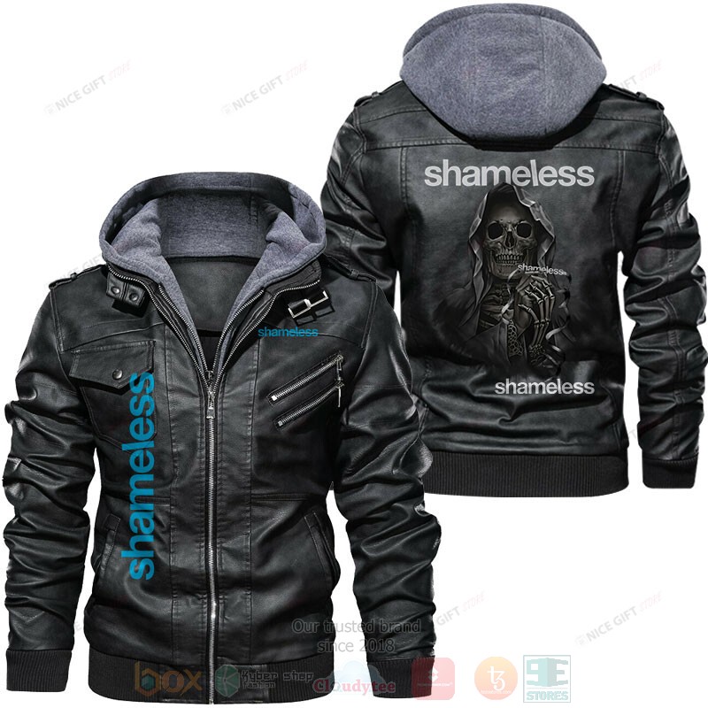 Shameless Skull Leather Jacket