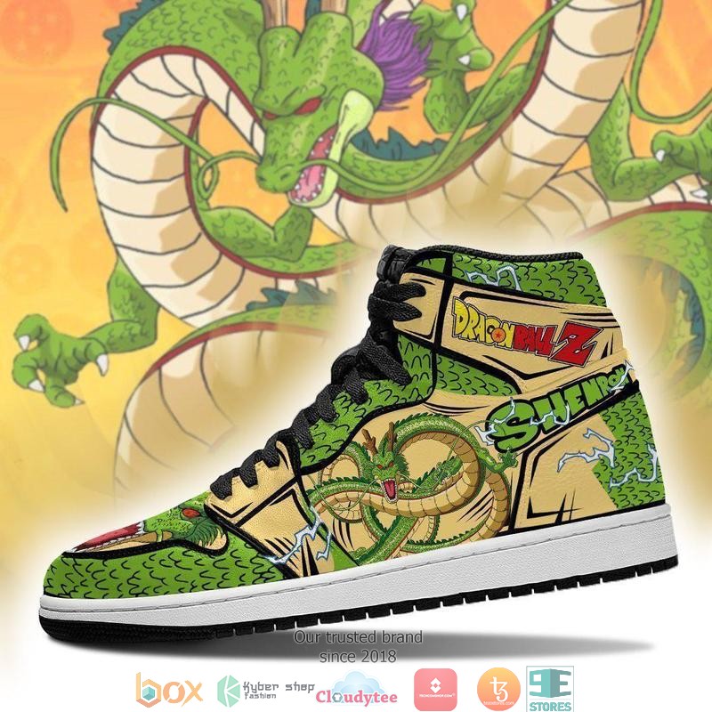 Shenron Dragon Ball High Air Jordan Sneaker Shoes 2 Shenron Dragon Ball High Air Jordan Sneaker Shoes 1