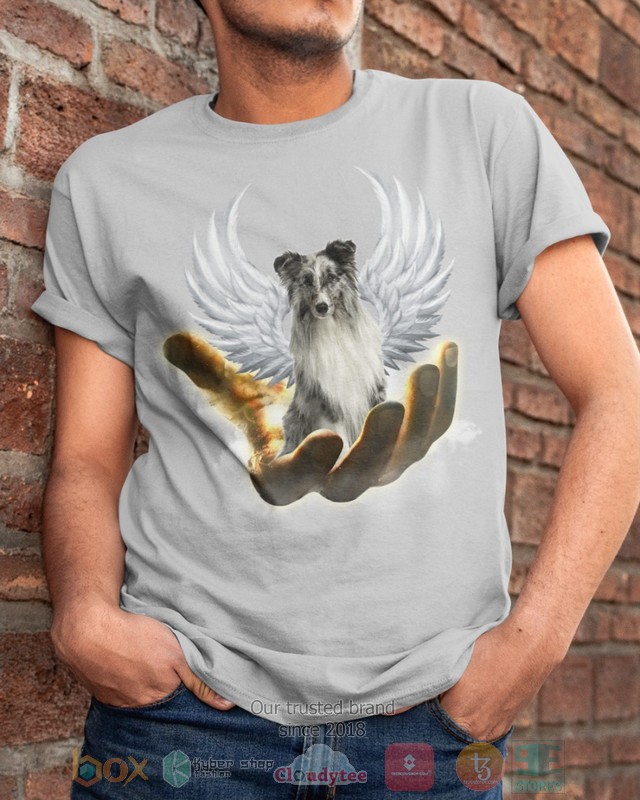 HOT Shetland Sheepdog Golden Hand Heaven Wings 2D shirt, hoodie 4 Shetland Sheepdog Golden Hand Heaven Wings 2D shirt hoodie 1 2 3