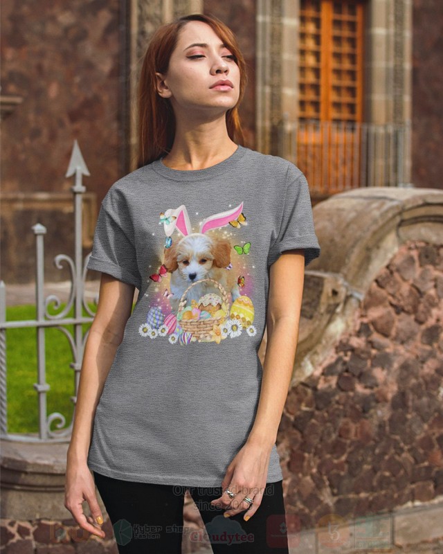 BEST Shih-Poo Easter Bunny-Butterfly 2D Shirt, Hoodie 3 Shih Poo Easter Bunny Butterfly 2D Hoodie Shirt 1 2