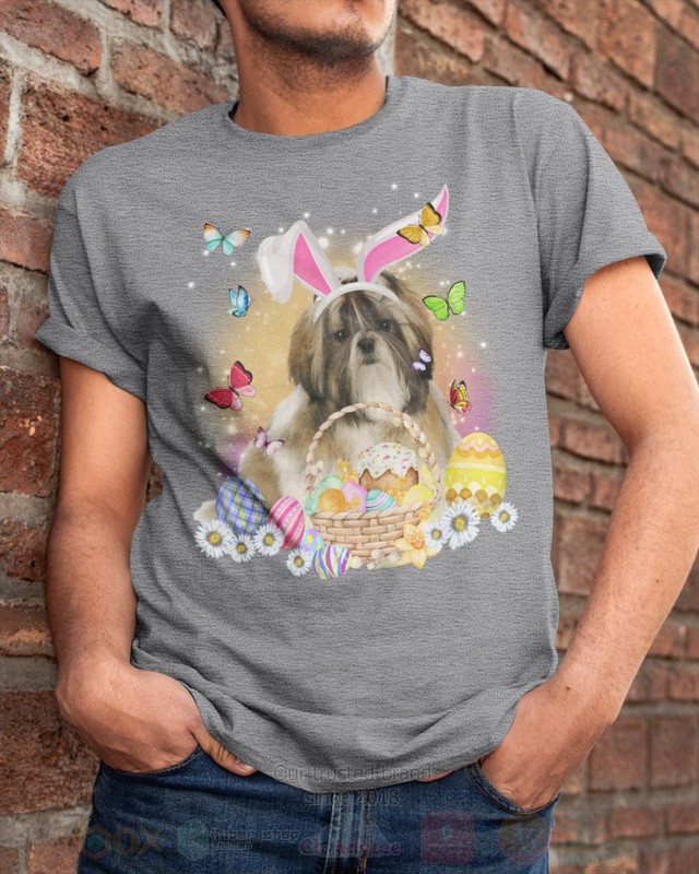 BEST Shih Tzu Easter Bunny-Butterfly 2D Shirt, Hoodie 4 Shih Tzu Easter Bunny Butterfly 2D Hoodie Shirt 1 2 3