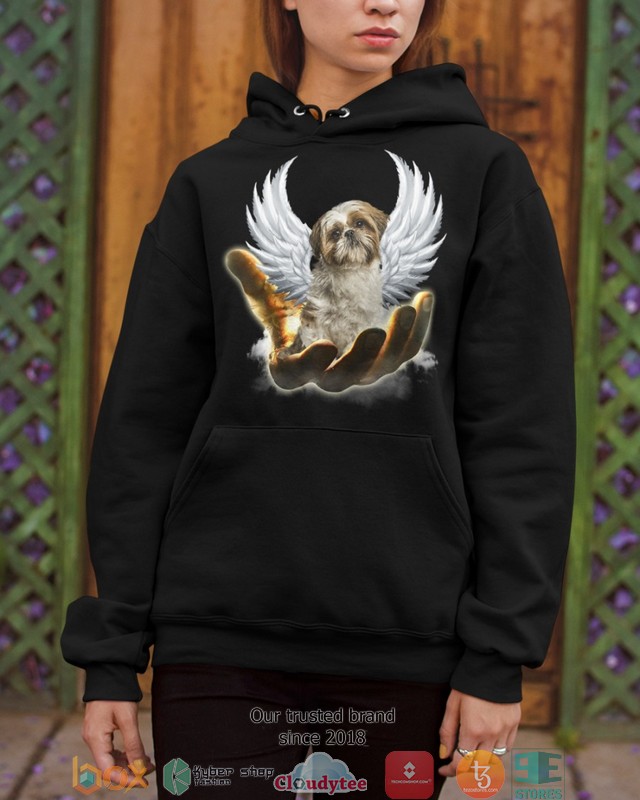 Shih Tzu Golden Hand Heaven Wings 2d shirt hoodie 1 2 3 4 5 6 7