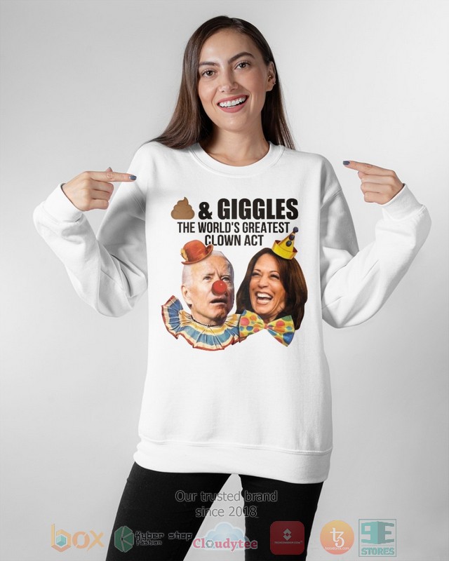 HOT Shit and Giggles the world's greatest clown act 2d shirt, hoodie 26 Shit and Giggles the worlds greatest clown act 2d shirt hoodie 1 2 3 4 5 6 7 8 9 10 11 12 13 14 15 16 17 18 19 20 21 22 23 24 25