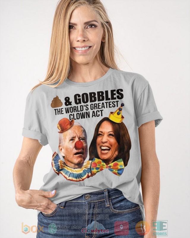 HOT Shit and Gobbles the world's greatest clown act 2d shirt, hoodie 4 Shit and Gobbles the worlds greatest clown act 2d shirt hoodie 1 2 3