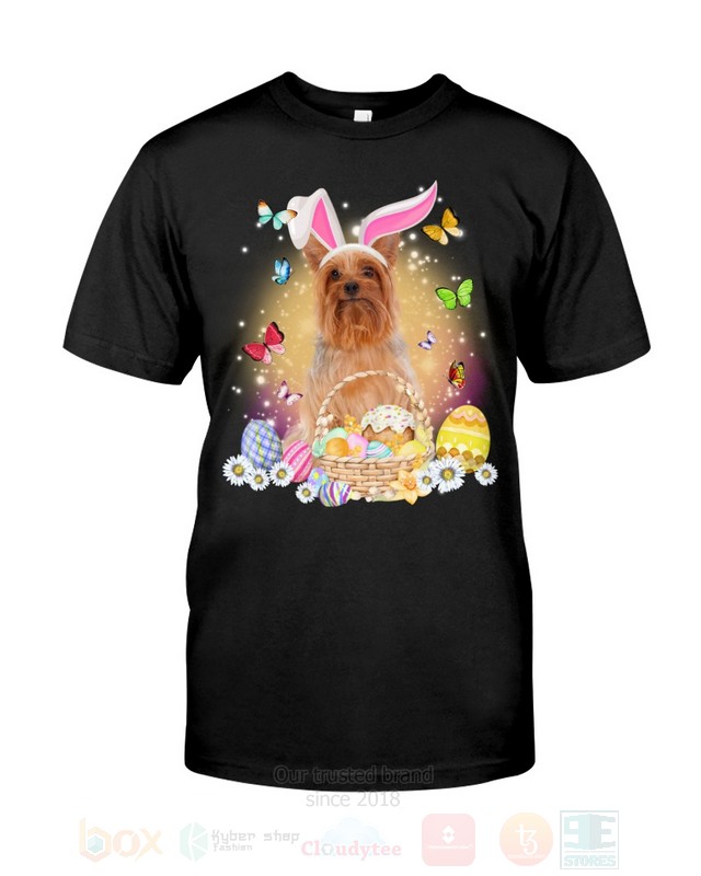 Silky Terrier Easter Bunny Butterfly 2D Hoodie Shirt 1 2 3 4