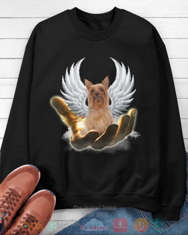 Silky Terrier Golden Hand Heaven Wings 2D shirt hoodie 1 2 3 4 5 6 7 8 9 10 11 12