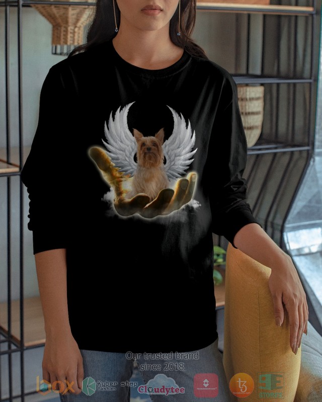 Silky Terrier Golden Hand Heaven Wings 2D shirt hoodie 1 2 3 4 5 6 7 8 9 10 11 12 13 14 15 16 17 18 19 20 21 22