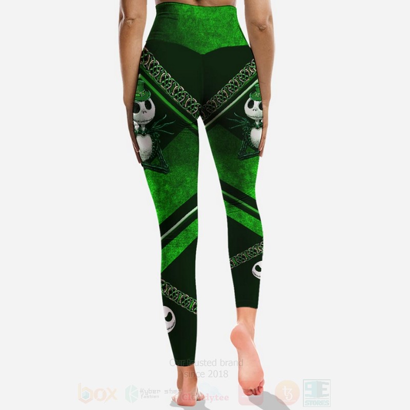 BEST Skellington Happy St. Patricks Day Green Custom Name Leggings, 3D Hoodie 4 Skellington Happy St Patricks Day Green Custom Name 3D Hoodie Leggings 1 2 3