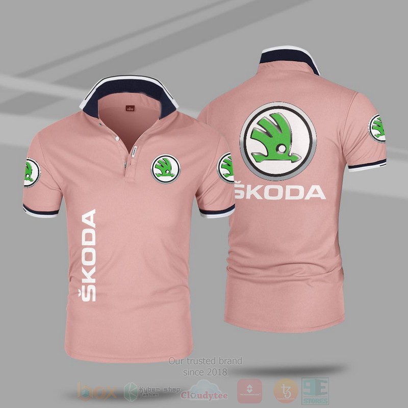 BEST Skoda Premium All Over Print Polo Shirt 7 Skoda Premium Polo Shirt 1 2 3 4 5 6
