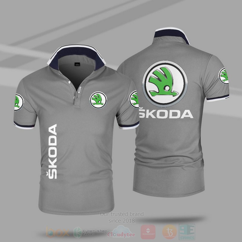 BEST Skoda Premium All Over Print Polo Shirt 8 Skoda Premium Polo Shirt 1 2 3 4 5 6 7