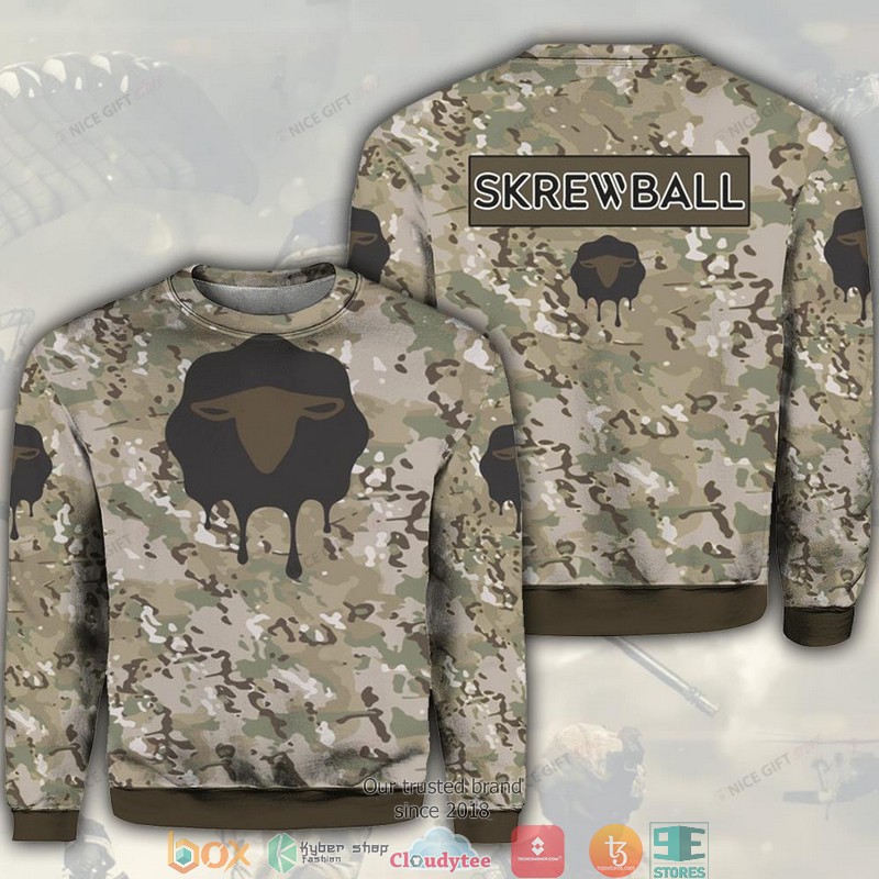 Skrewball Camouflage Crewneck Sweatshirt 3 Skrewball Camouflage Crewneck Sweatshirt