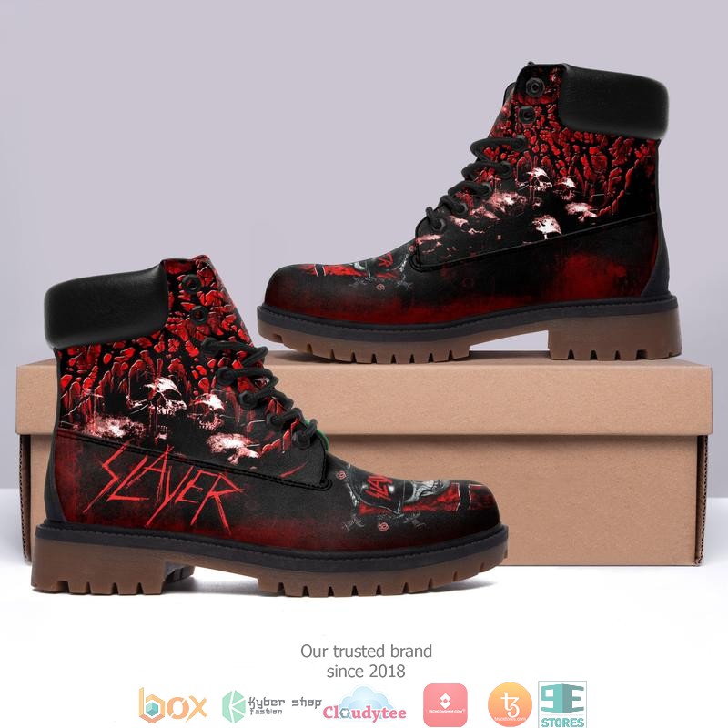 Slayer Band Timberland Boots