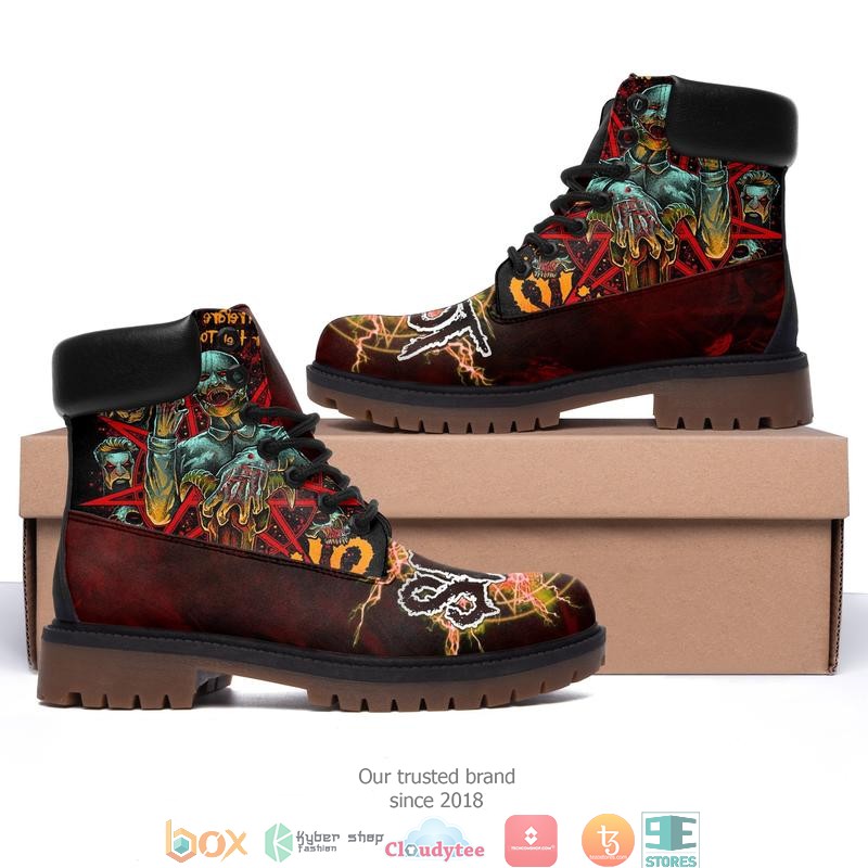 Slipknot Rock Band Timberland Boots 1 Slipknot Rock Band Timberland Boots