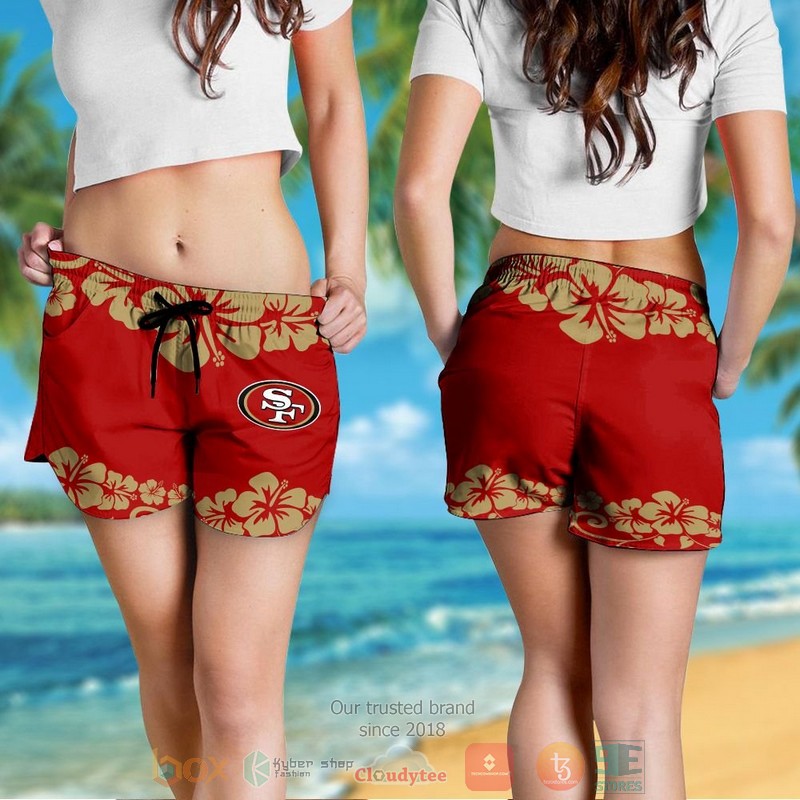 HOT Snoopy San Francisco 49ers hawaiian shirt and shorts 4 Snoopy San Francisco 49ers hawaiian shirt and shorts 1 2 3