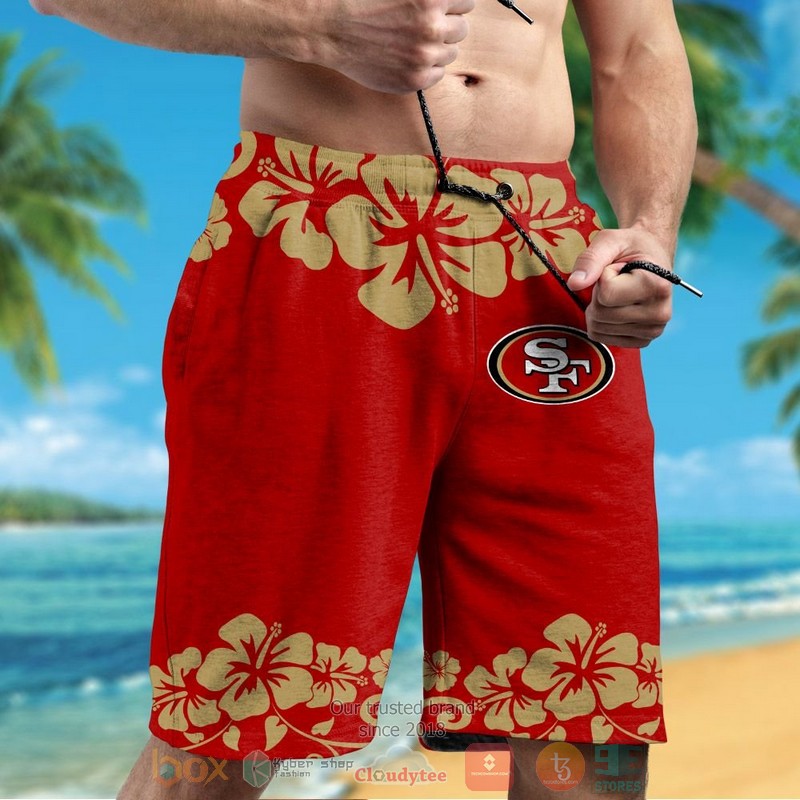 HOT Snoopy San Francisco 49ers hawaiian shirt and shorts 5 Snoopy San Francisco 49ers hawaiian shirt and shorts 1 2 3 4