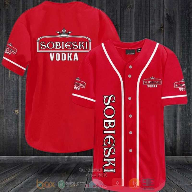 Sobieski Vodka baseball jersey