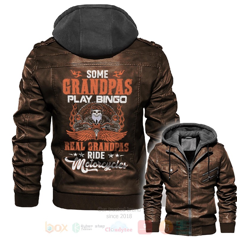 BEST Some Grandpas Play Bingo Real Grandpas Ride Motorcycles Luxury Leather Jackets 2 Some Grandpas Play Bingo Real Grandpas Ride Motorcycles Leather Jacket 1