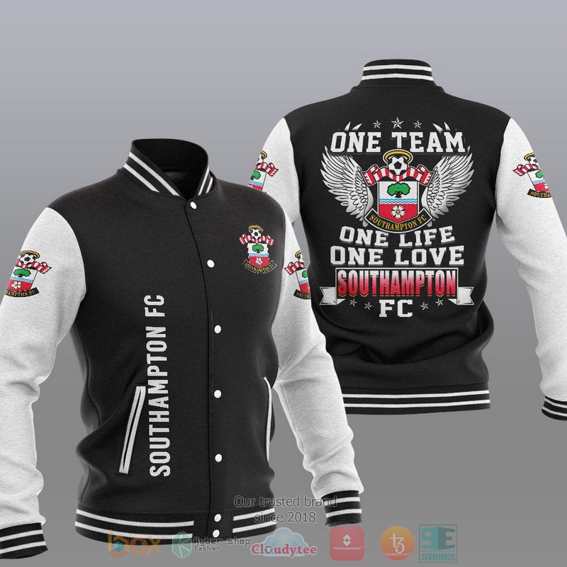 Southamton FC One Team One Life One Love Baseball Jacket