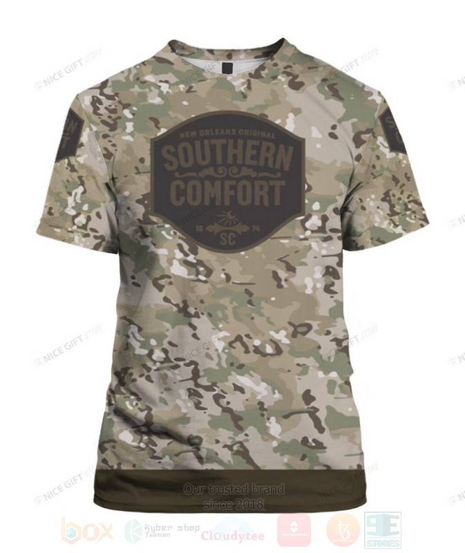 Southern Comfort Camouflage 3D T shirt 1