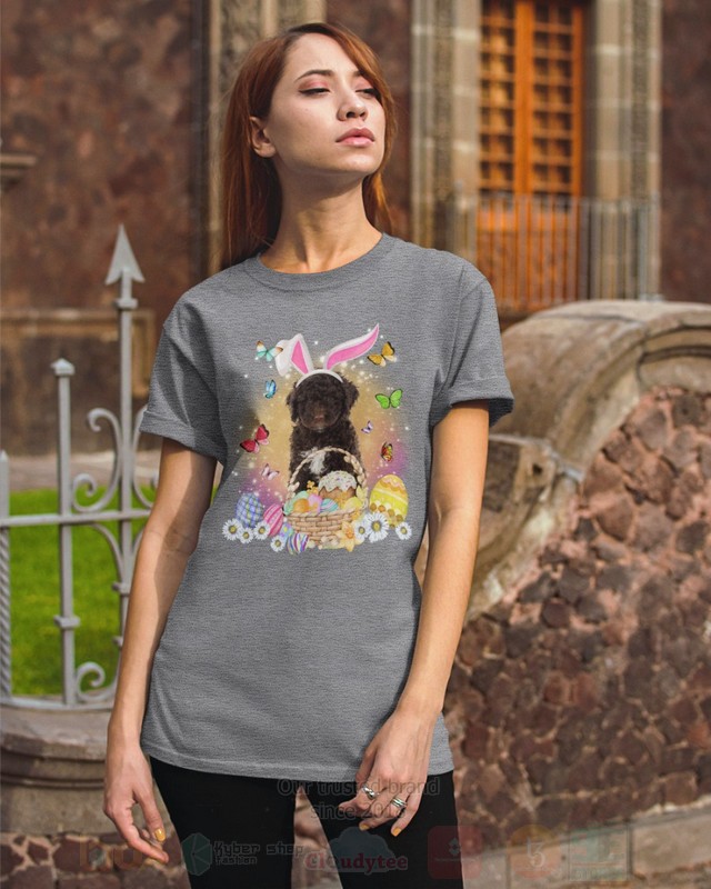 BEST Spanish Water Dog Easter Bunny-Butterfly 2D Shirt, Hoodie 3 Spanish Water Dog Easter Bunny Butterfly 2D Hoodie Shirt 1 2