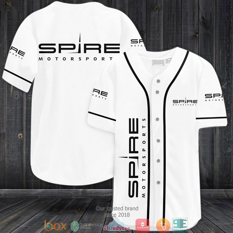 Spire motorsport Car Team Jersey Baseball Shirt 2 Spire motorsport Car Team Jersey Baseball Shirt
