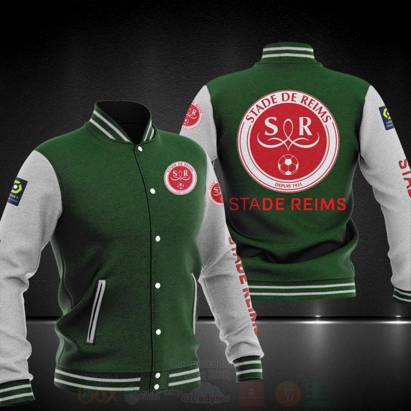BEST Stade De Reims Printing Baseball Jacket 6 Stade De Reims Baseball Jacket 1 2 3 4 5