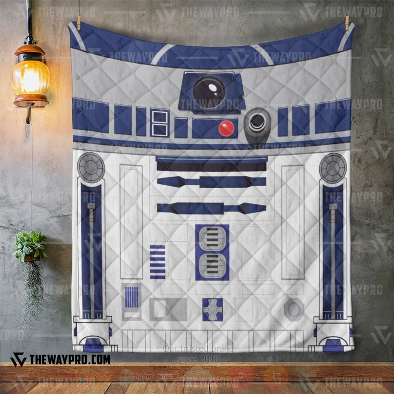 BEST Star Wars R2-D2 Adesivo Quilted Fabric 4 Star Wars R2 D2 Adesivo Custom Quilt 1 2 3