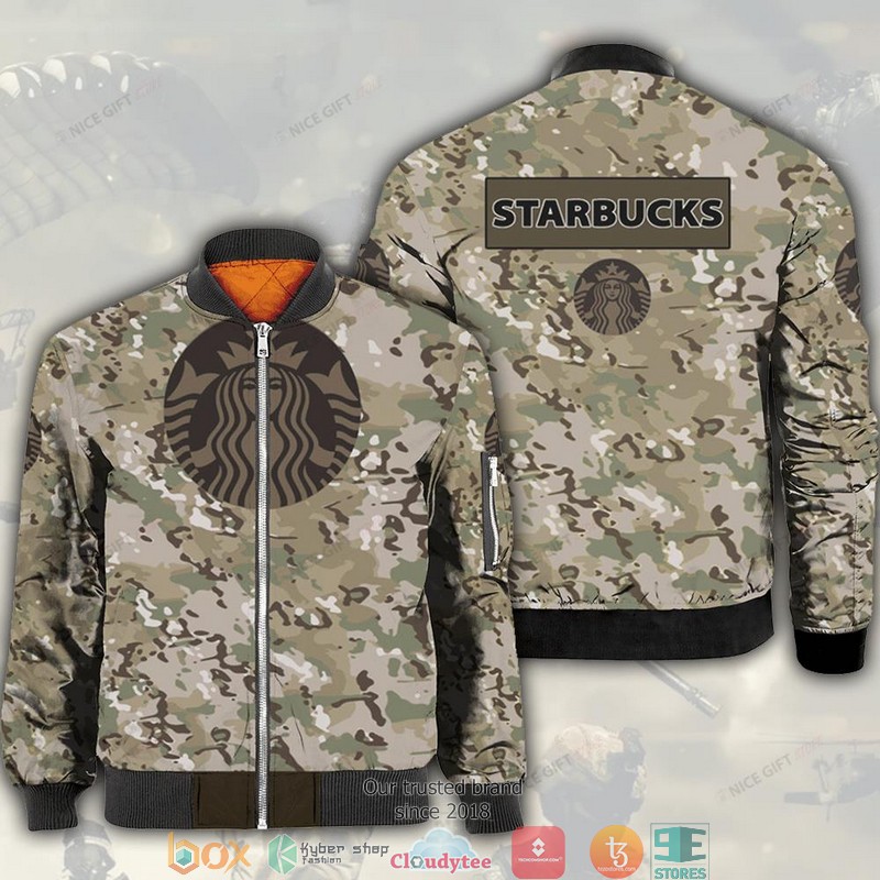 Starbucks Camouflage Bomber Jacket