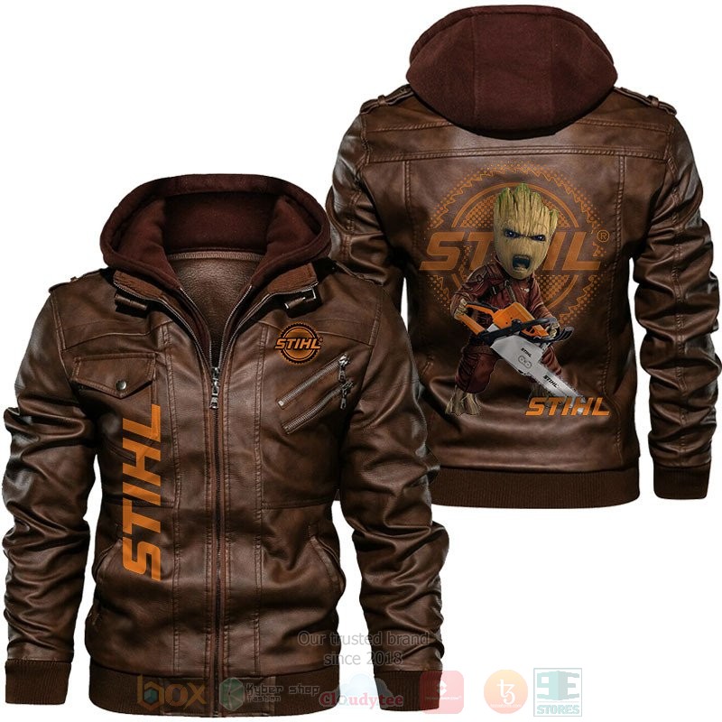 Stihl Baby Groot Leather Jacket 1
