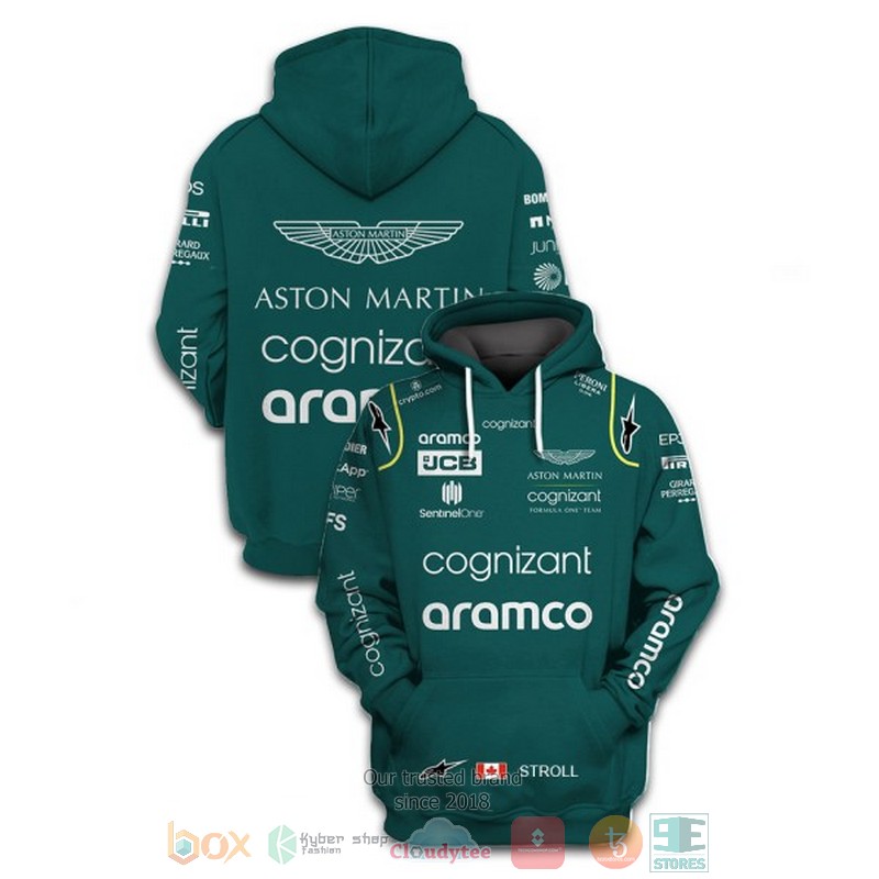 Stroll Aston Martin Aramco Cognizant 3D shirt hoodie