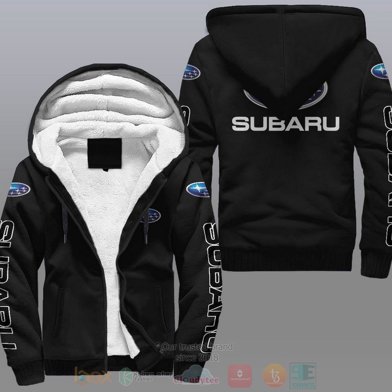 Subaru Car Fleece Hoodie