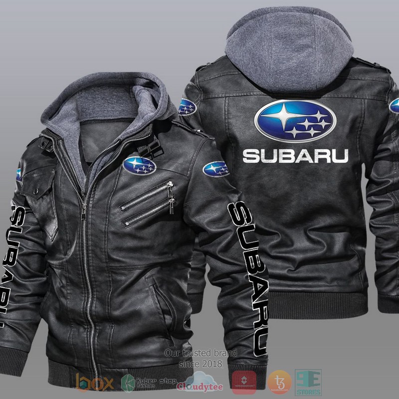 Subaru Car Motor Leather Jacket