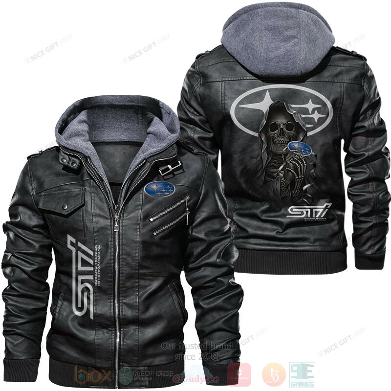 Subaru Skull Leather Jacket