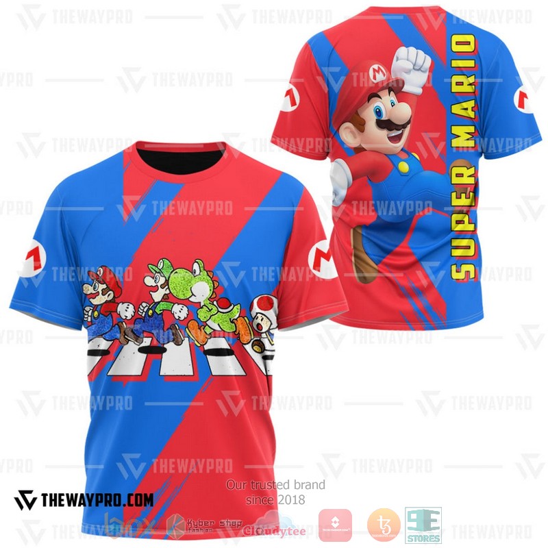 Super Mario Cross The Street 3D T Shirt