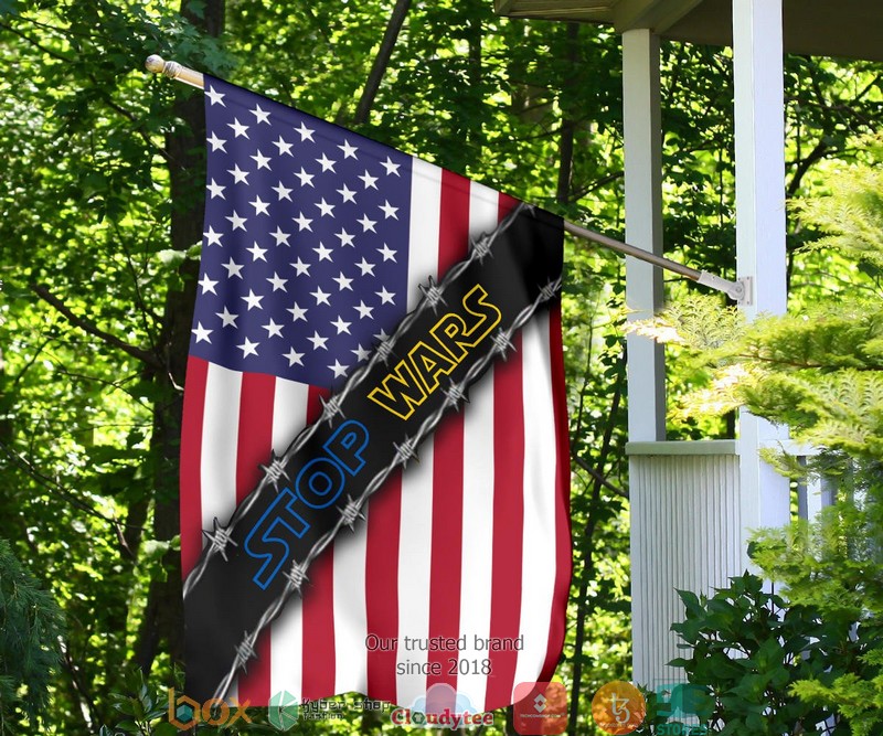 Support For Ukraine American Stop Wars USA Flag 1 2 3 4 5 6 7 8