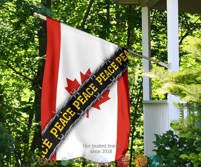 Support For Ukraine Canadian Stand For Peace Peace Peace Flag 1 2 3 4 5 6 7 8