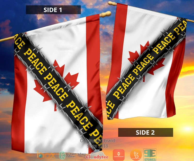 Support For Ukraine Canadian Stand For Peace Peace Peace Flag 1 2 3 4 5 6 7 8 9
