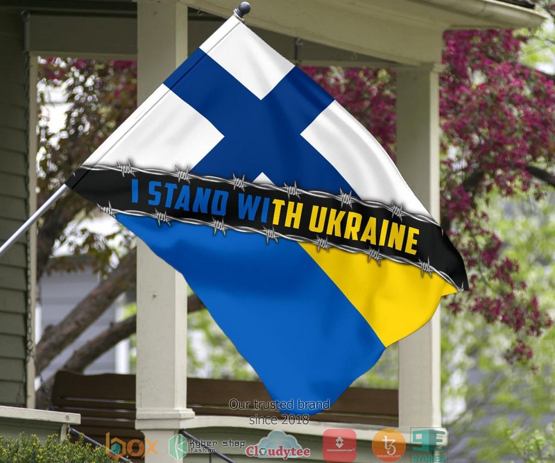 Support For Ukraine Finland I Stand With Ukraine Flag 1 2 3 4 5 6 7