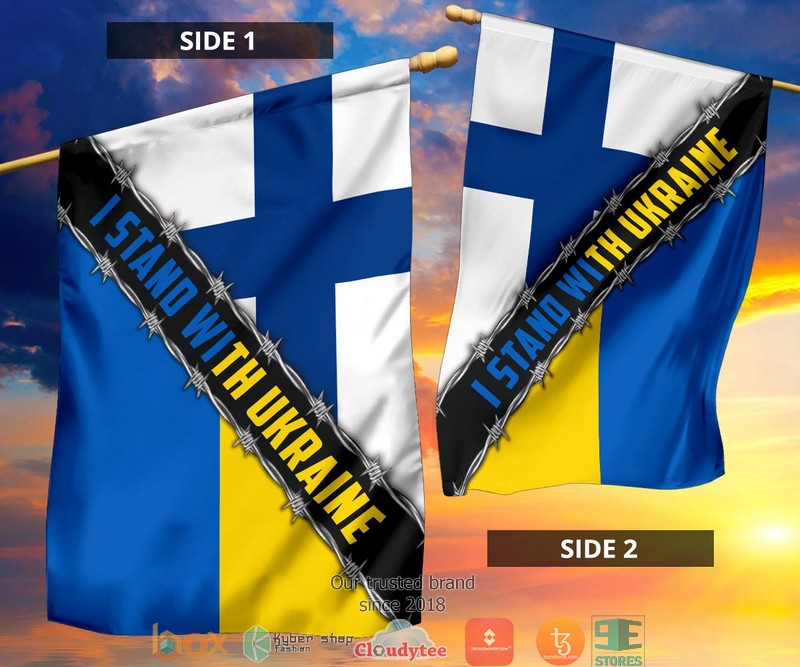 Support For Ukraine Finland I Stand With Ukraine Flag 1 2 3 4 5 6 7 8 9