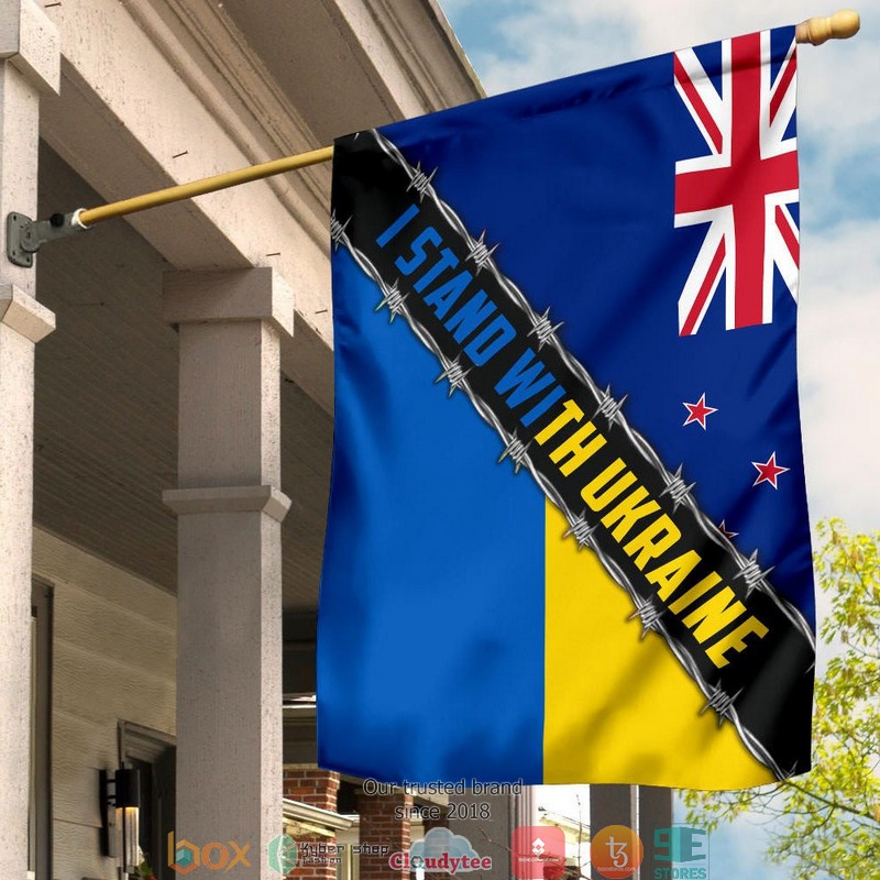 Support For Ukraine New Zealand I Stand With Ukraine Flag 11 Support For Ukraine New Zealand I Stand With Ukraine Flag