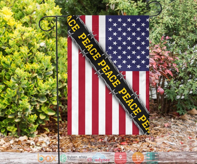 Support For Ukraine Peace American Flag 2 Support For Ukraine Peace American Flag 1