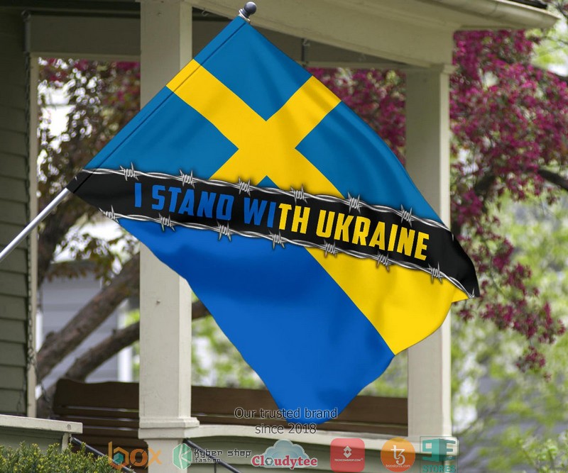 Support For Ukraine Sweden I Stand With Ukraine Flag 1 2 3 4 5 6